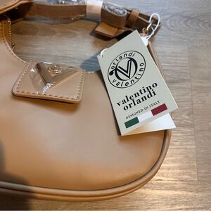 Valentino Orlandi Beige Shoulder Bag